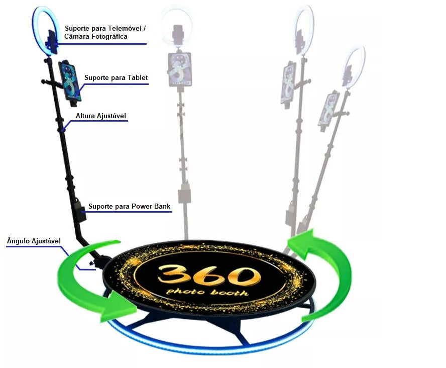 Videobooth 360º / Photo Booth 360º para Casamentos, Aniversários e ...